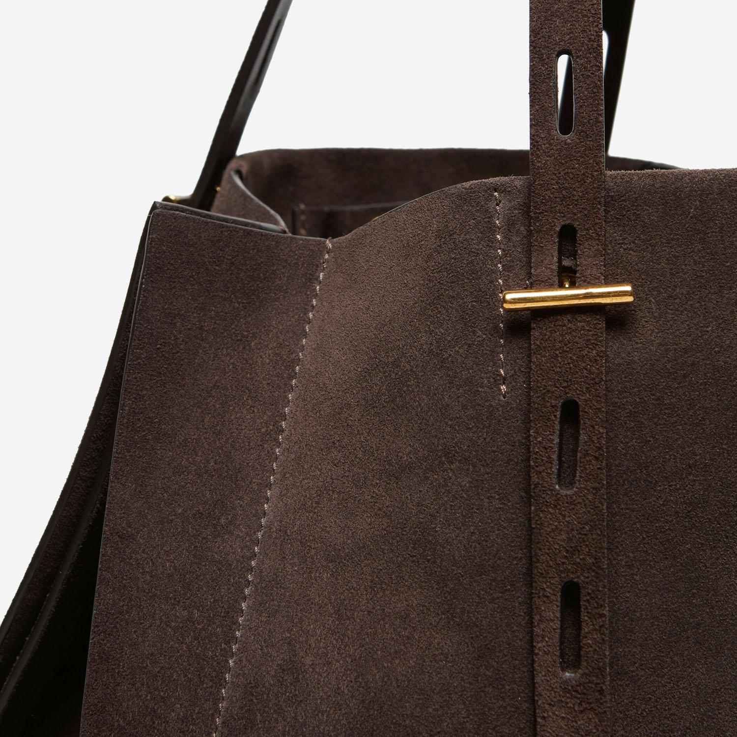 BORSA PAULA IN PELLE SCAMOSCIATA PAULA SUEDEC706 MINOBOSSI 