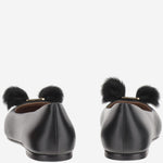 Ballerine fiocco in pelle 01K911 001NEROBISCOTTO SALVATORE FERRAGAMO 