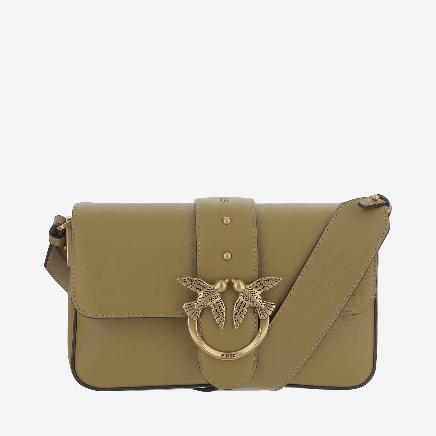 BORSA LOVE ONE MINI IN PELLE 104340 A0QOL22Q PINKO 