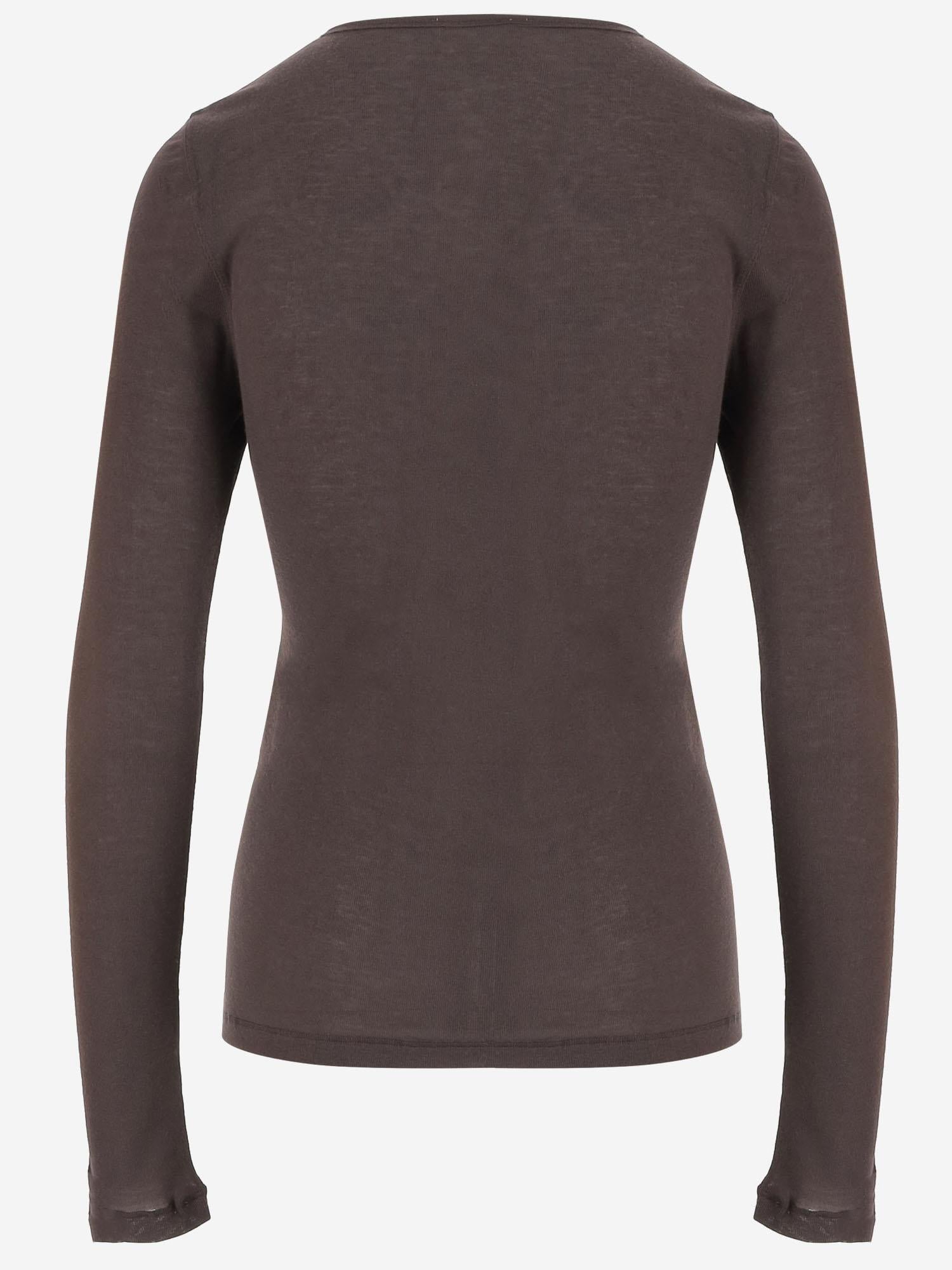 CARDIGAN JANES IN COTONE E LANA 103075 1BM BY MALENE BIRGER 