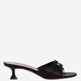 SLIPPER ELEONORA IN SETA ELEONORASLIPPER 45BLACK AMINA MUADDI 