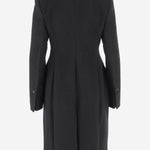 CAPPOTTO MONOPETTO SAGOMATO IN LANA E CASHMERE 13H452 003NERONERO SALVATORE FERRAGAMO 