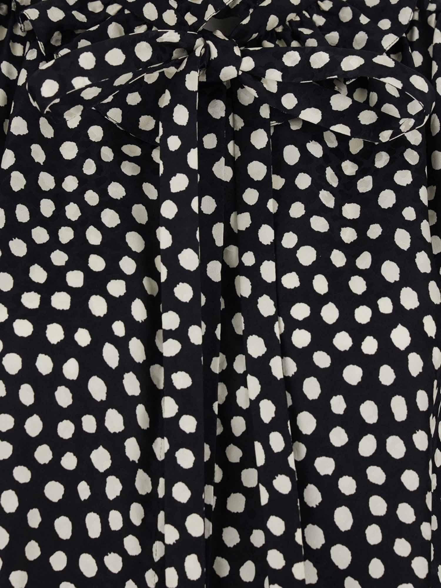 CAMICIA IN SETA CON MOTIVO A POIS CH26SHT70300 915 CHLOE 
