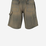 PANTALONI CORTI IN COTONE A057 SAND CULTURA 
