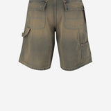 PANTALONI CORTI IN COTONE A057 SAND CULTURA 