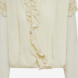 CAMICIA IN RAMIA CON ROUCHES 010745 3112006 DRIES VAN NOTEN 