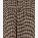 OVERSHIRT IN PIED DE POULE 843378 YZ9CH9773 SAINT LAURENT 