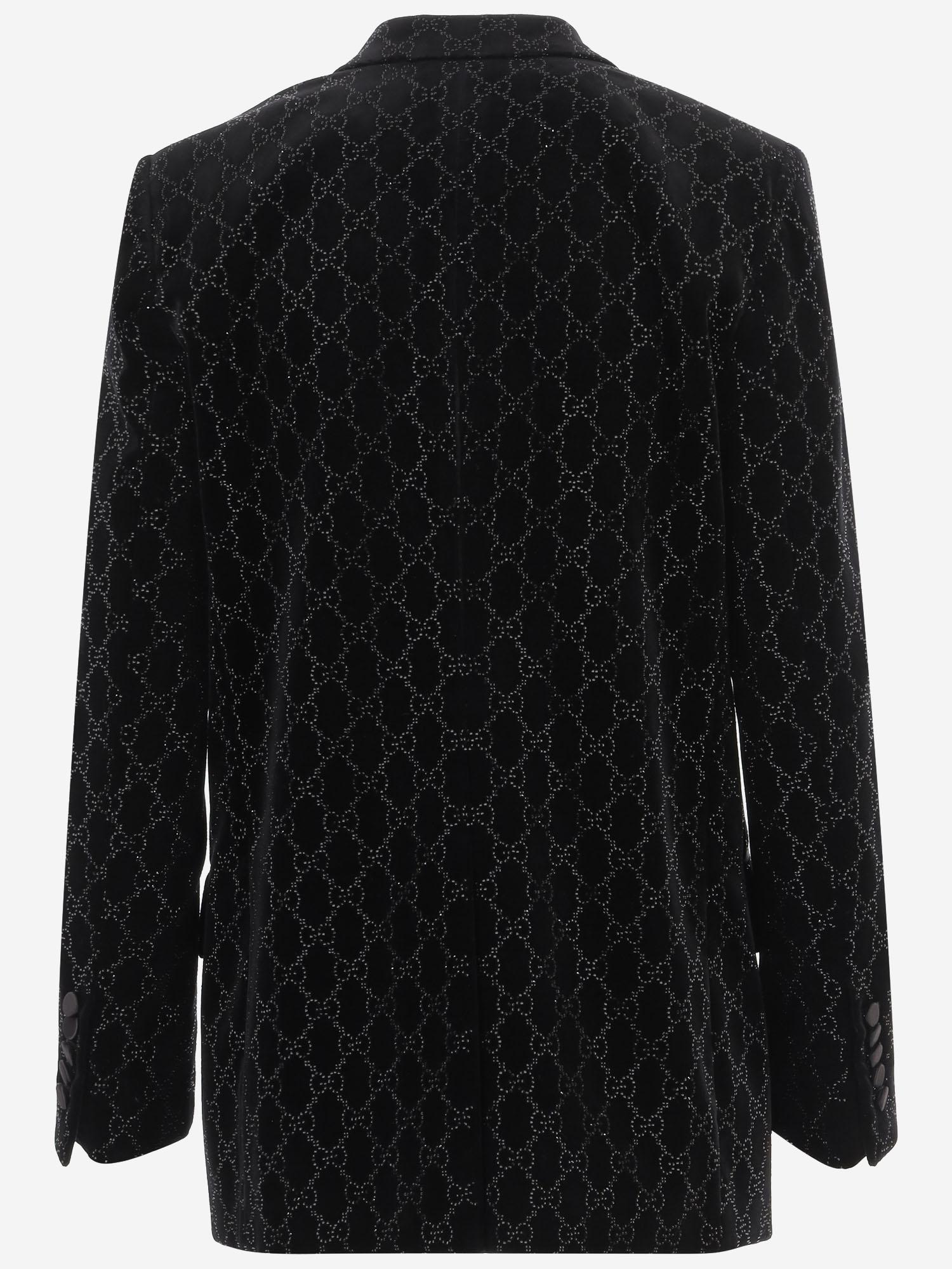 GIACCA DOPPIOPETTO GG IN COTONE STRETCH 836181 Z7AST1000 GUCCI 