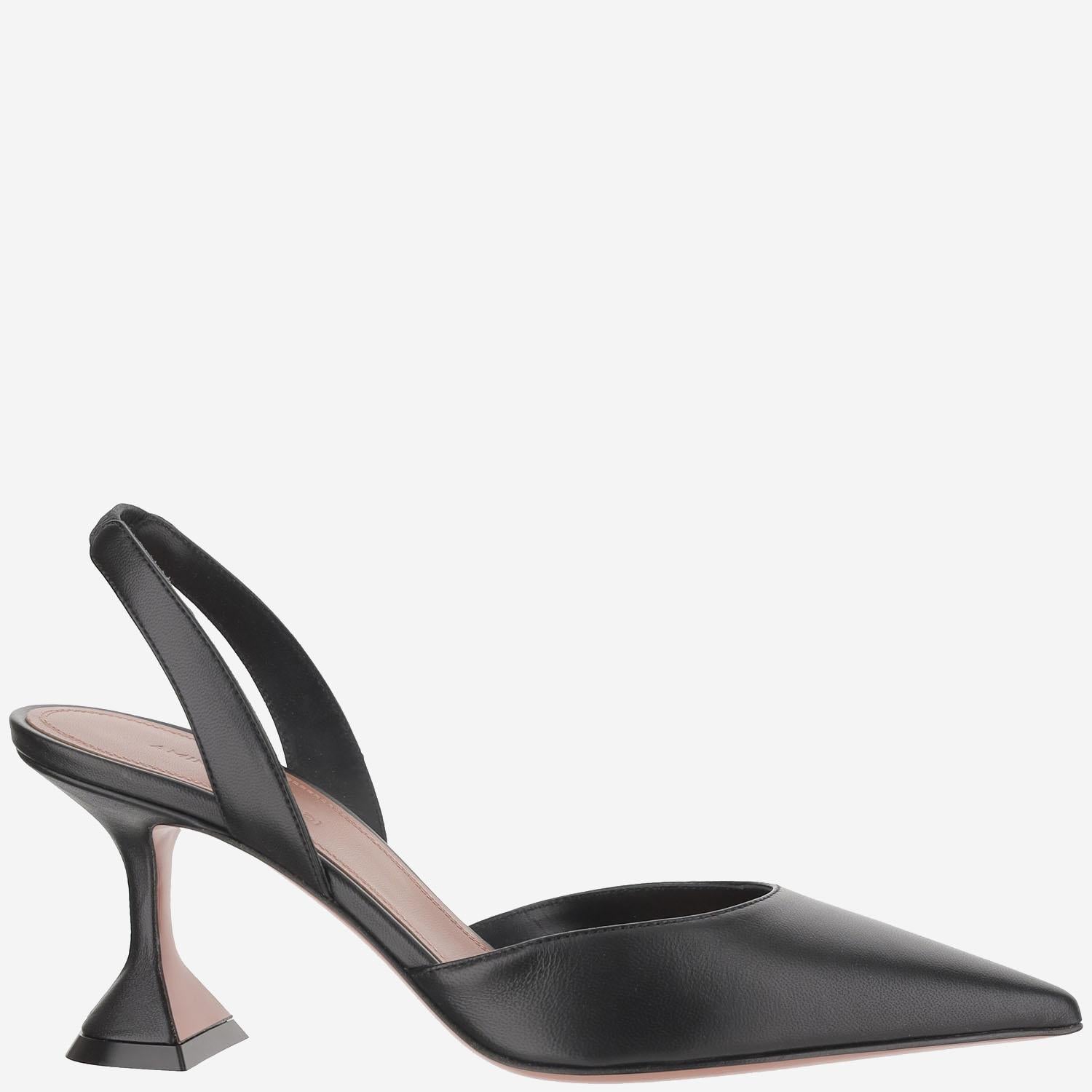 Holli Slingback in pelle HOLLISLING BLACK AMINA MUADDI 