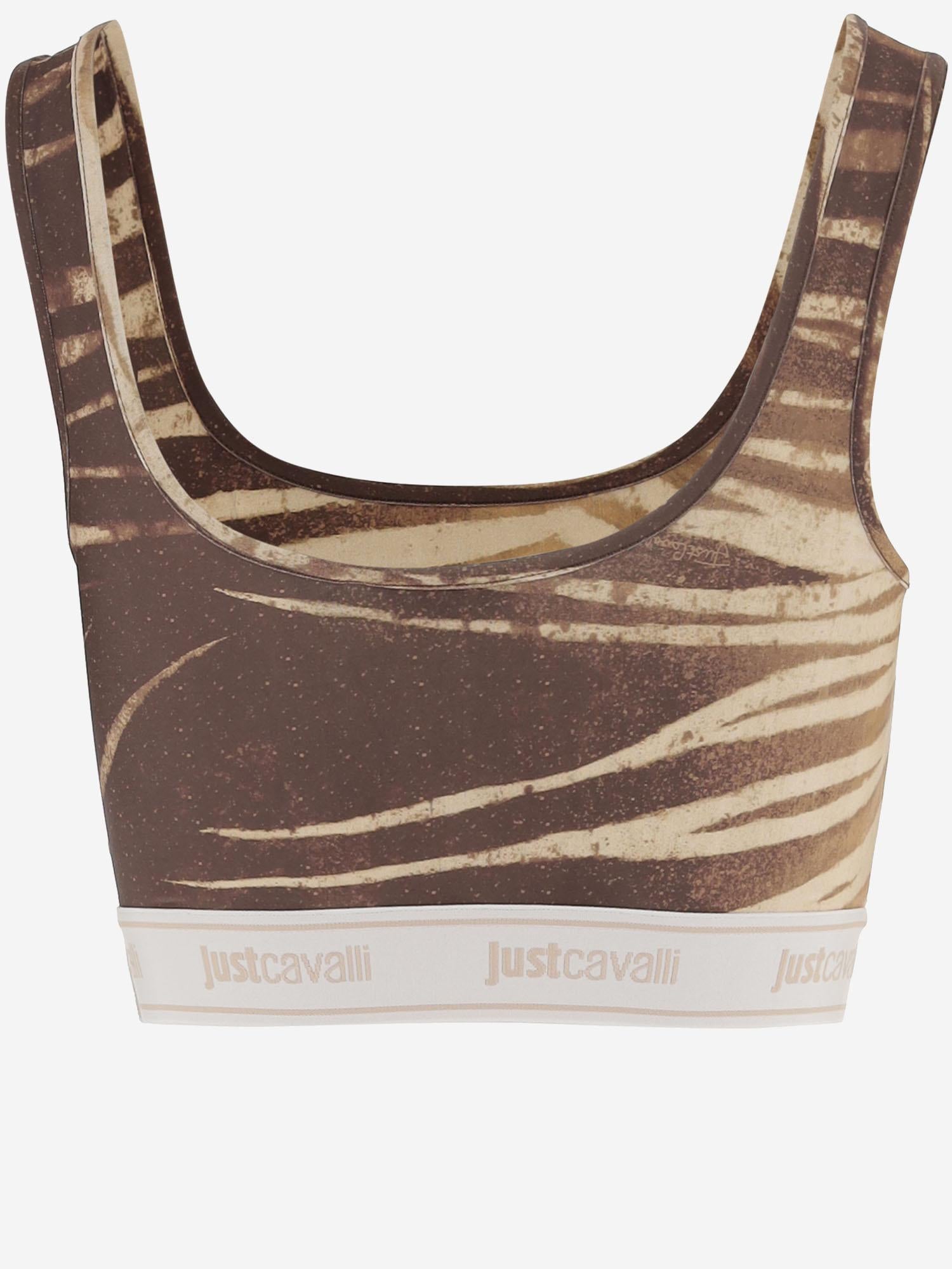 TOP CORTO IN JERSEY STRETCH 80PAM204 JS558751 JUST CAVALLI 