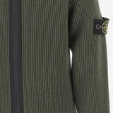 MAGLIONE CON ZIP IN LANA VERGINE 5100012 S0C02V0054 STONE ISLAND KIDS 