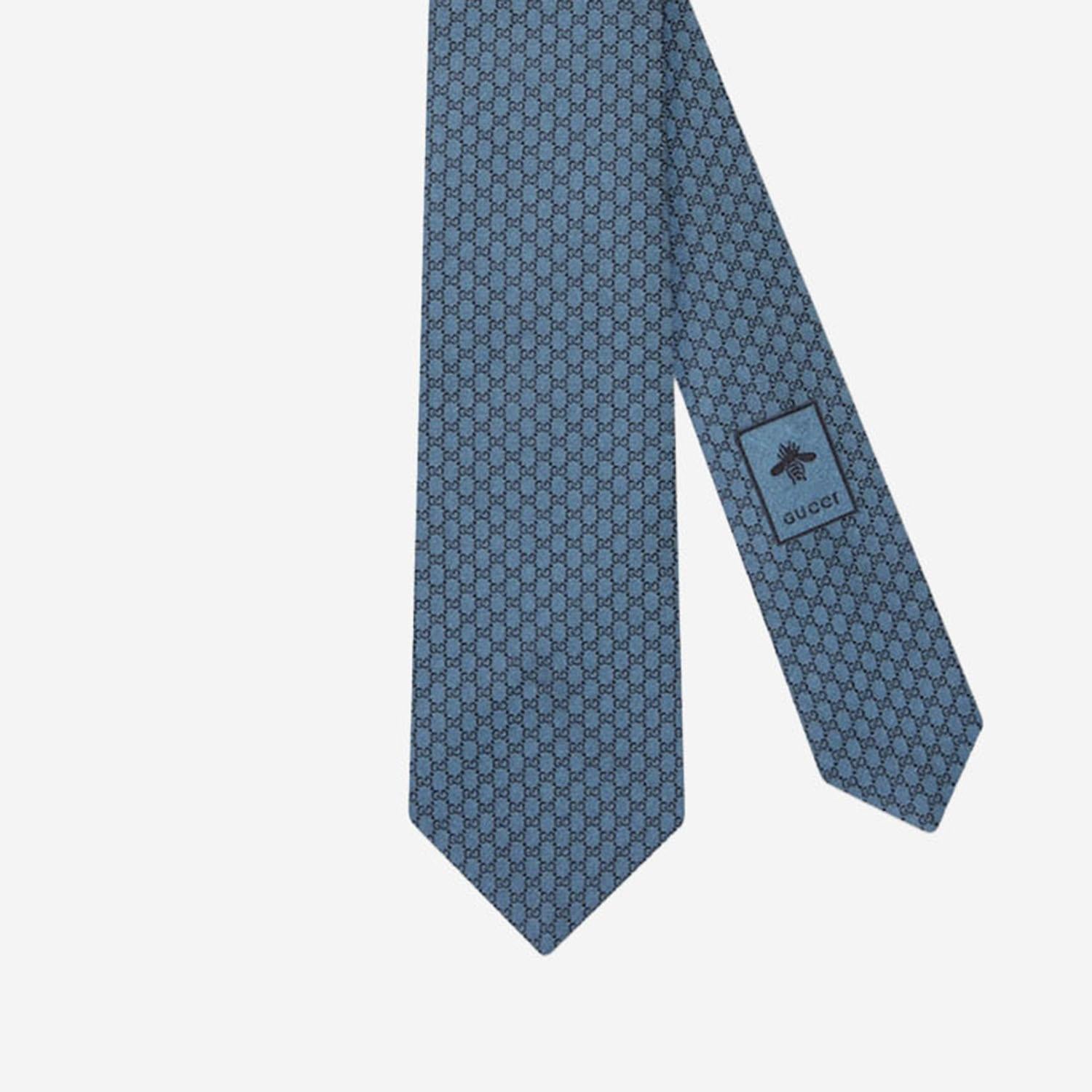 CRAVATTA IN SETA JACQUARD 836132 4E0094360 GUCCI 