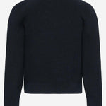 CARDIGAN IN COTONE IMBOTTITO TRICOLORE CON ZIP 9B00001M1367 742 MONCLER ENFANTS 