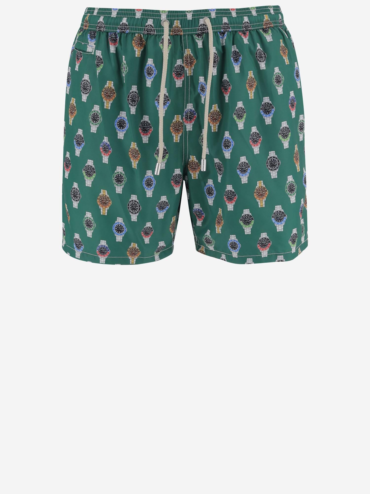 SHORTS DA BAGNO IN NYLON CON MOTIVO FANTASIA LIG0003 00927L MC2 SAINT BARTH 