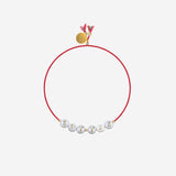 BRACCIALE SHELL CON PERLE IN VETRO SHELLSAYYES  SORBET ISLAND 