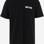 T-SHIRT IN COTONE CON LOGO TSM00133AJ00226 990 JACQUEMUS 
