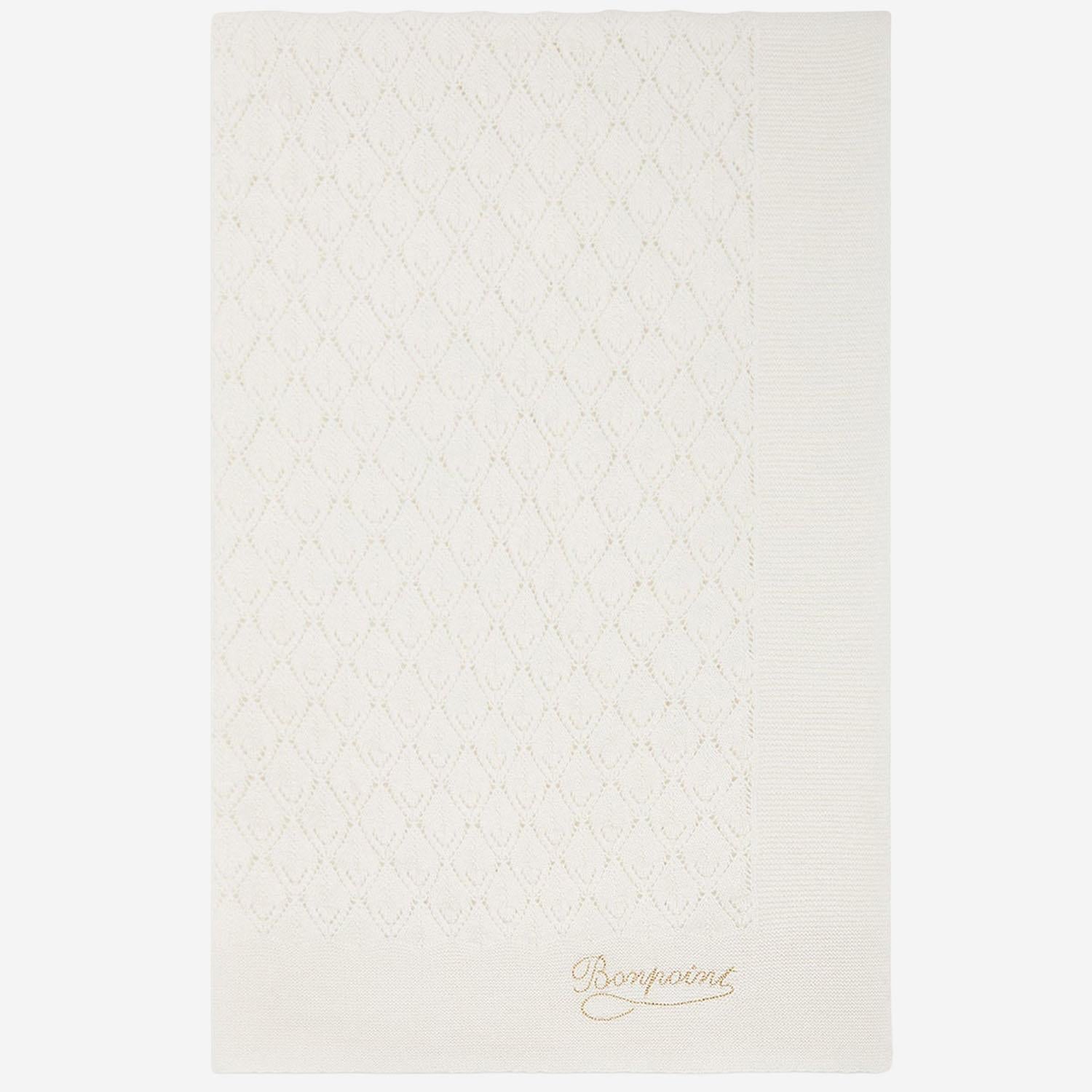 FOULARD IN MISTO LANA CON LOGO PEBDA2047CO 002 BONPOINT KIDS 