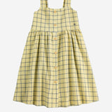 ABITO IN COTONE CON MOTIVO A QUADRI B126AC107 YELLOW BOBO CHOSES KIDS 