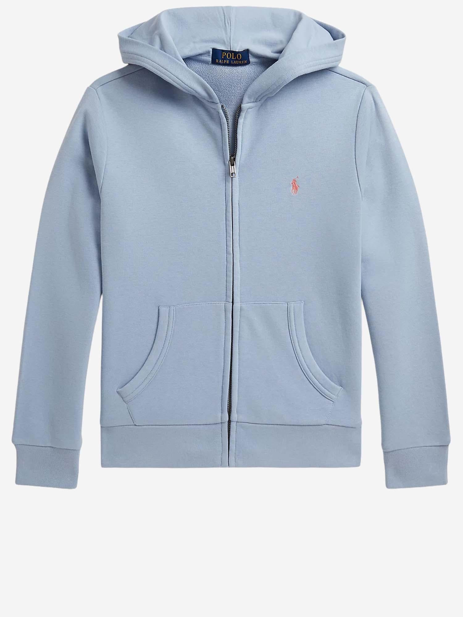 FELPA IN MISTO COTONE CON LOGO 323964134 503 POLO RALPH LAUREN KIDS 