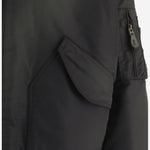GIACCA BOMBER IN NYLON CON BORDI A COSTE BB004  CULTURA 
