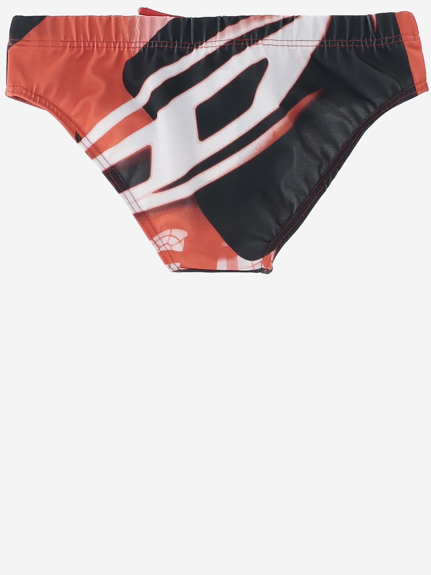 SLIP DA BAGNO MILONDY IN NYLON STRETCH J02698 KYA1KK900 DIESEL KIDS 