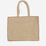 BORSA IN RAFIA CON LOGO VANI013 00435L MC2 SAINT BARTH 