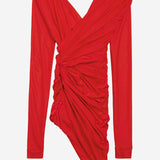 ABITO DRAPPEGGIATO IN JERSEY STRETCH 814343 TRV976400 BALENCIAGA 