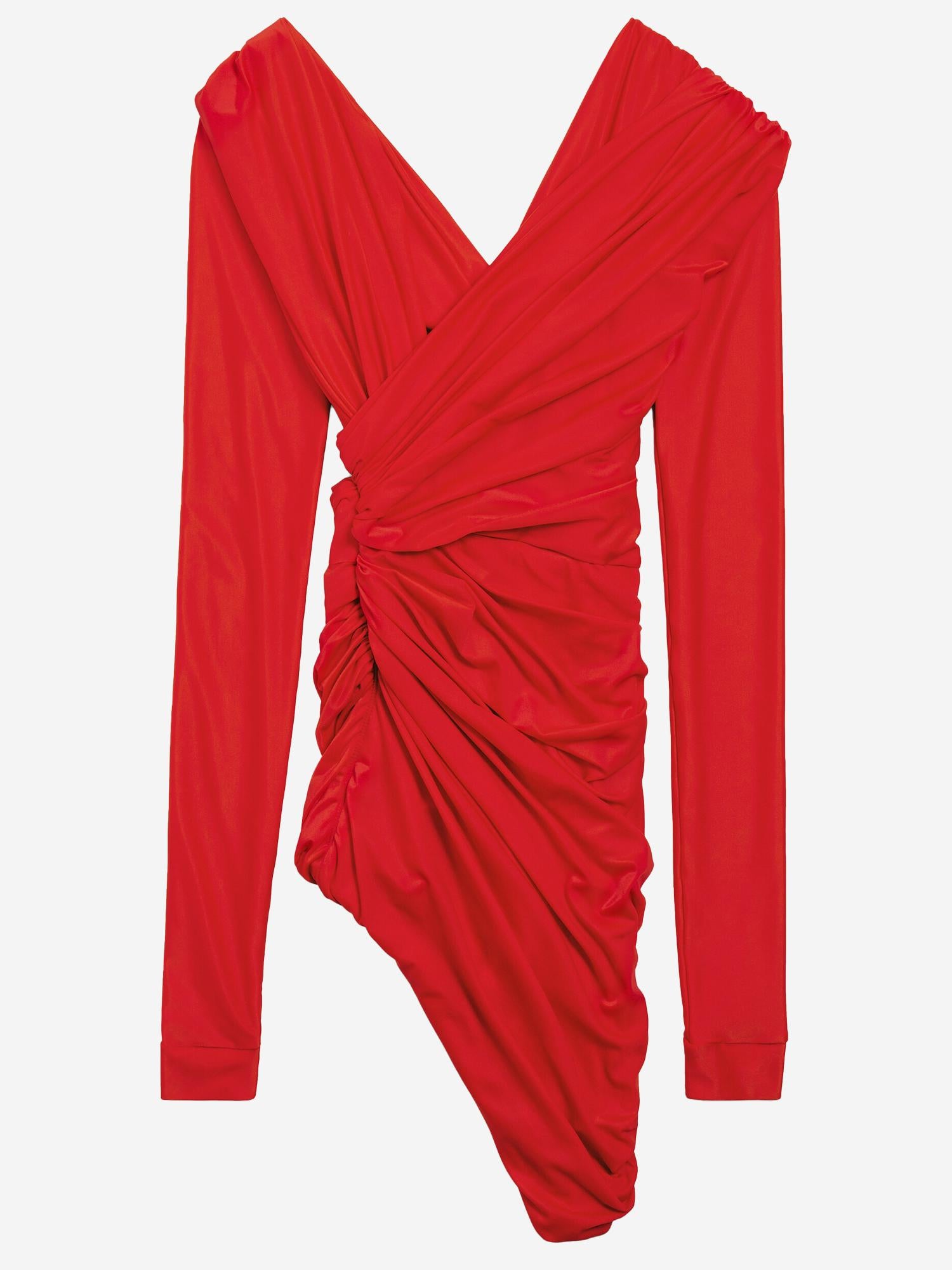 ABITO DRAPPEGGIATO IN JERSEY STRETCH 814343 TRV976400 BALENCIAGA 