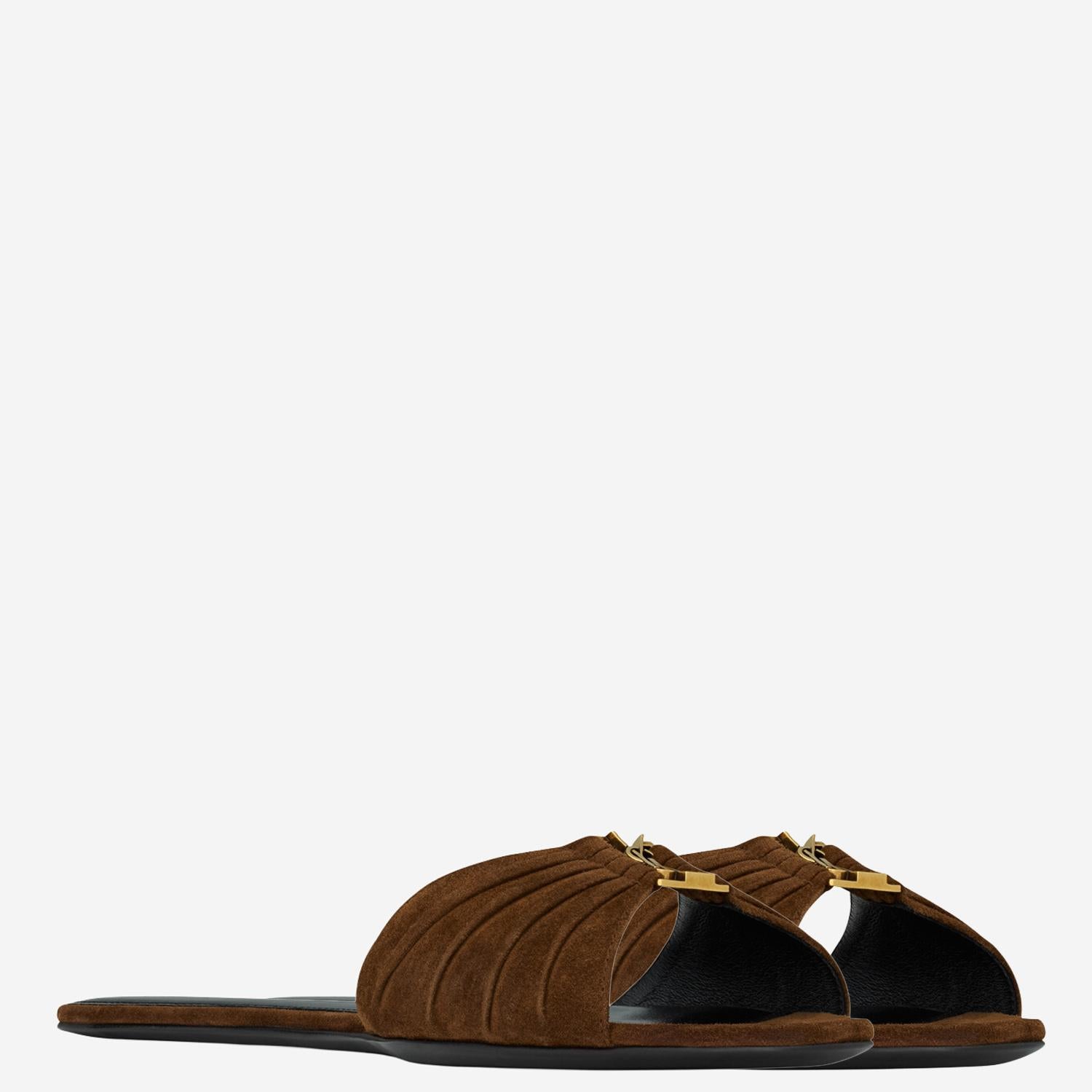 SANDALI BABYLONE IN SUEDE 869658 27D002319 SAINT LAURENT 