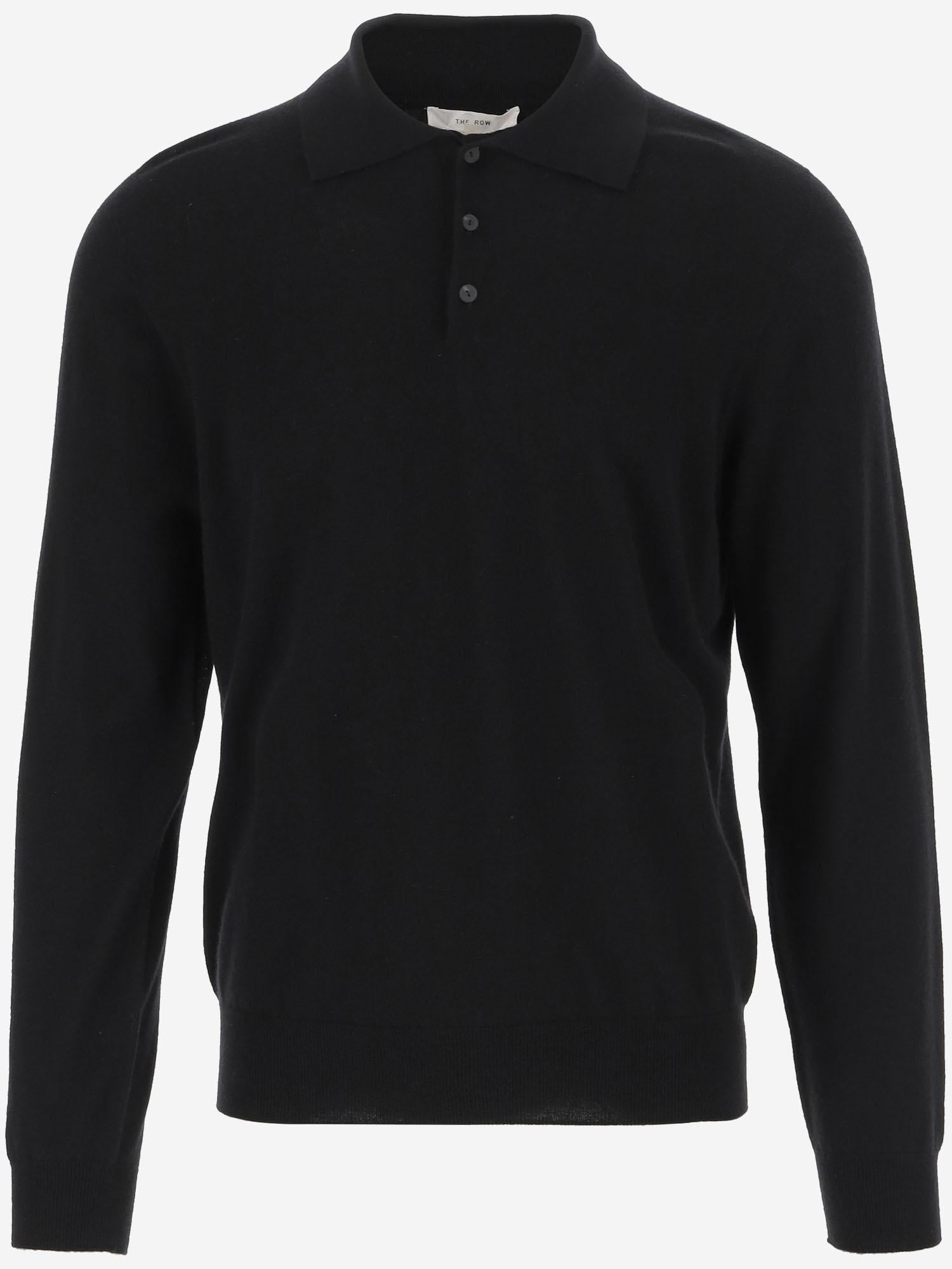 MAGLIONE JUDI IN CASHMERE 918Y751 BLK THE ROW 
