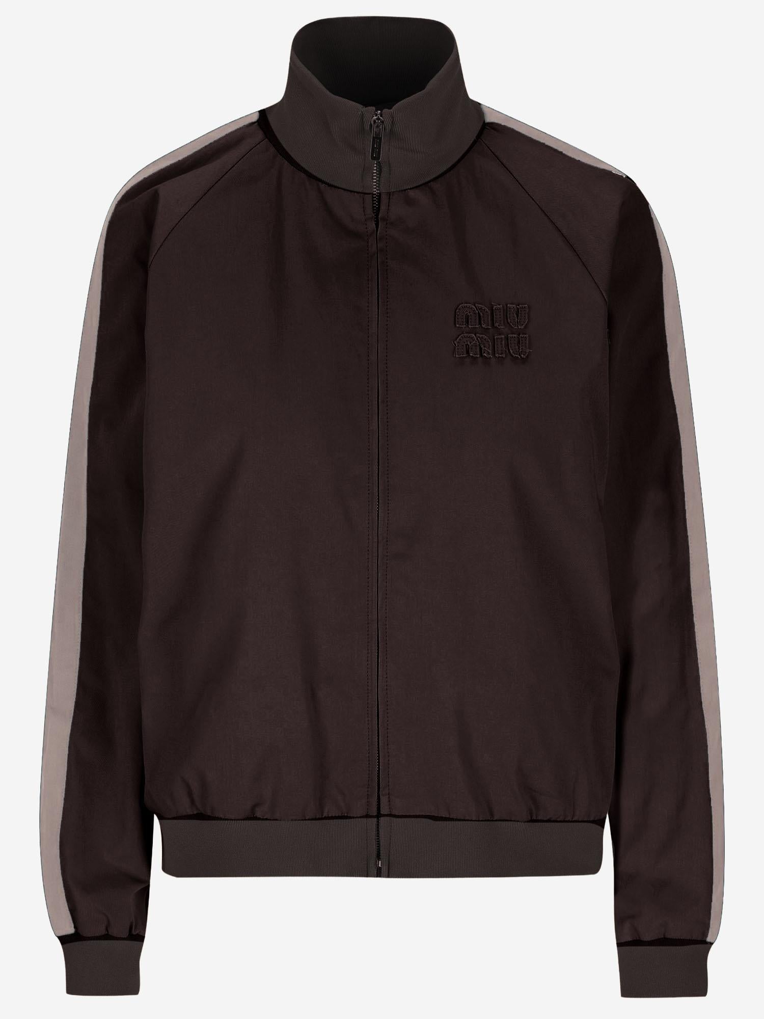 GIACCA IN COTONE CON LOGO ML1466 19CTF05CH MIU MIU 