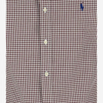 CAMICIA IN COTONE STRETCH CON MOTIVO A QUADRI 710929347 021 POLO RALPH LAUREN 