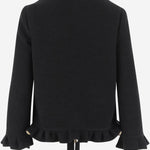 GIACCA IN MISTO LANA CON DETTAGLI RUCHES 7B3CE4M0 7LV0NO VALENTINO 