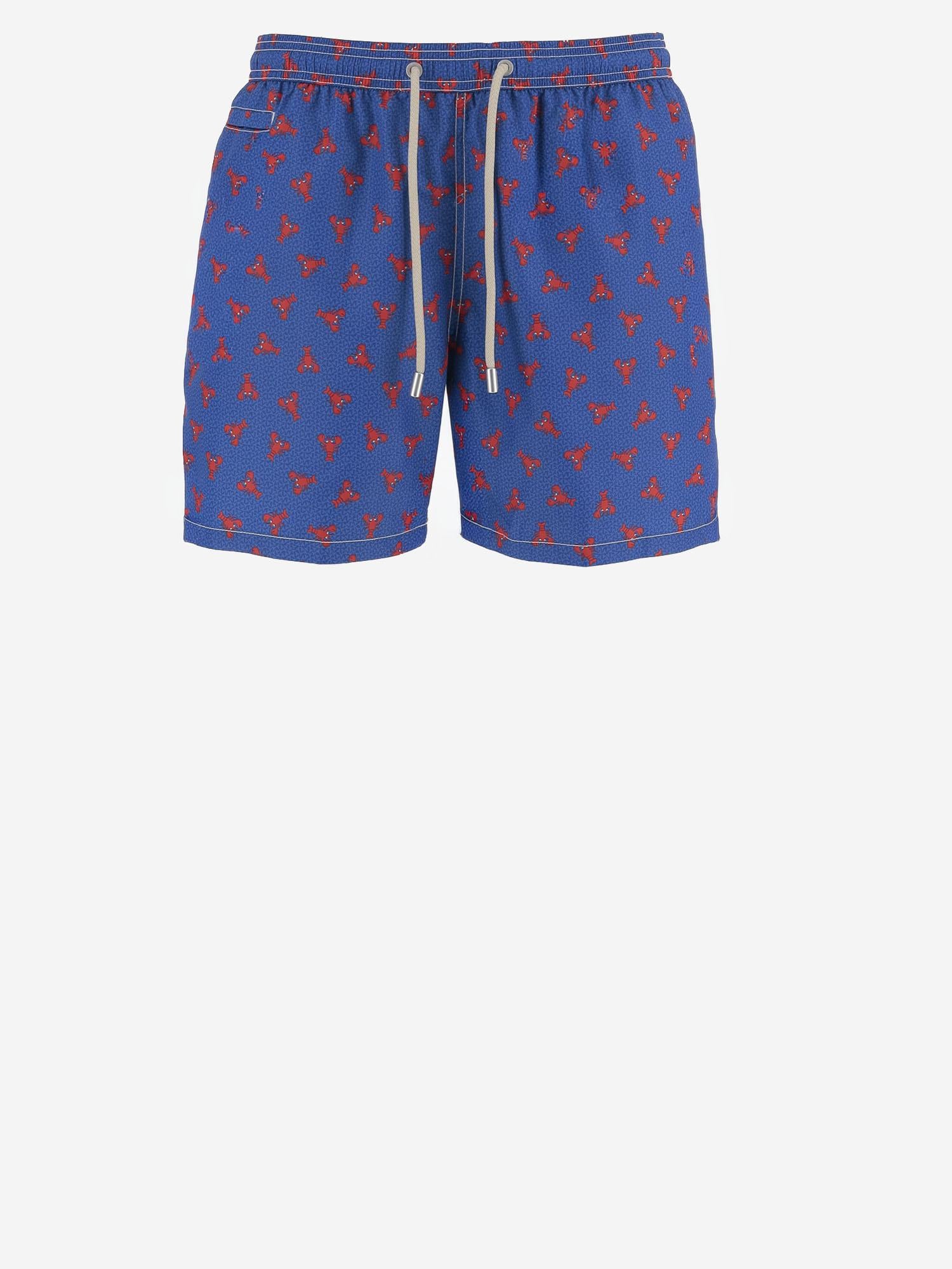 SHORTS DA BAGNO IN NYLON CON MOTIVO FANTASIA LIG0003 02144L MC2 SAINT BARTH 