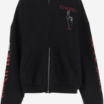 FELPA IN COTONE CON MOTIVO ELLEVEN WDTJ324875U BK WE11 DONE 