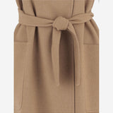 CAPPOTTO LUNGO SENZA MANICHE IN CAMMELLO BERLINA1234 001 MAX MARA 