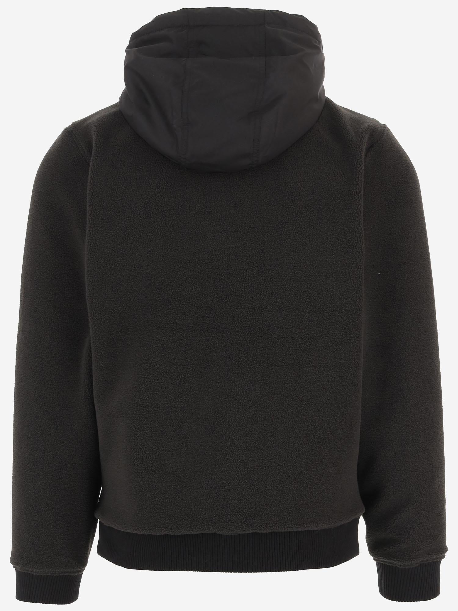 FELPA CON CAPPUCCIO IN PILE TECNICO CFWOSW2014MRUT5125 100 WOOLRICH 