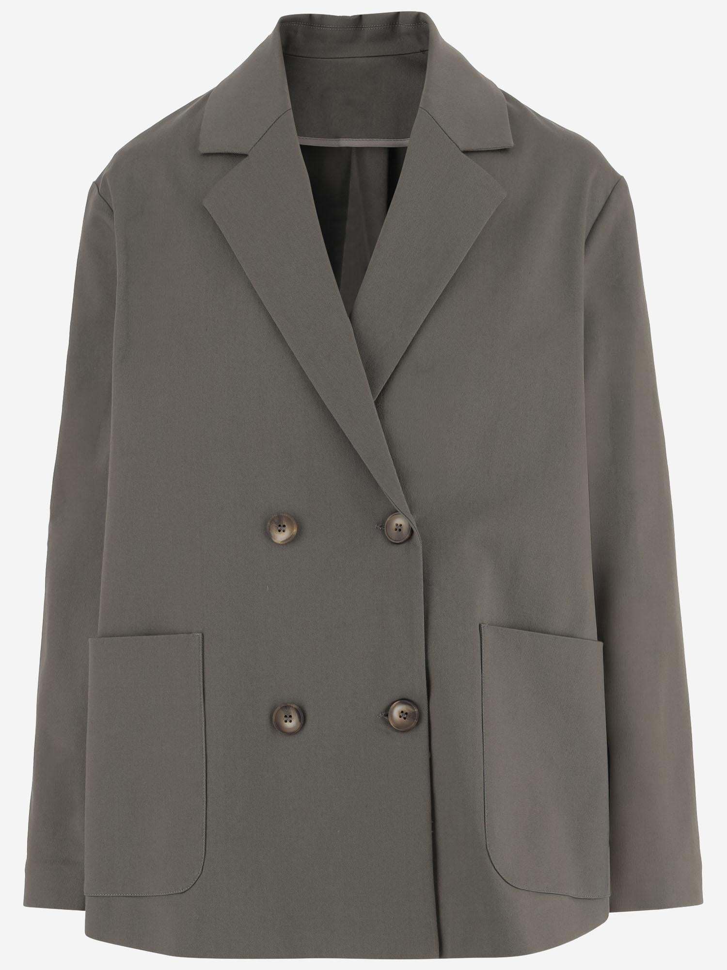 GIACCA DOPPIOPETTO IN COTONE STRETCH 4113 40104004 F.IT 