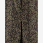 Pantaloni paisley in twill di seta 820232 Y6K901355 SAINT LAURENT 