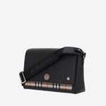 BORSA A TRACOLLA IN PELLE 8117037 BLACK BURBERRY 