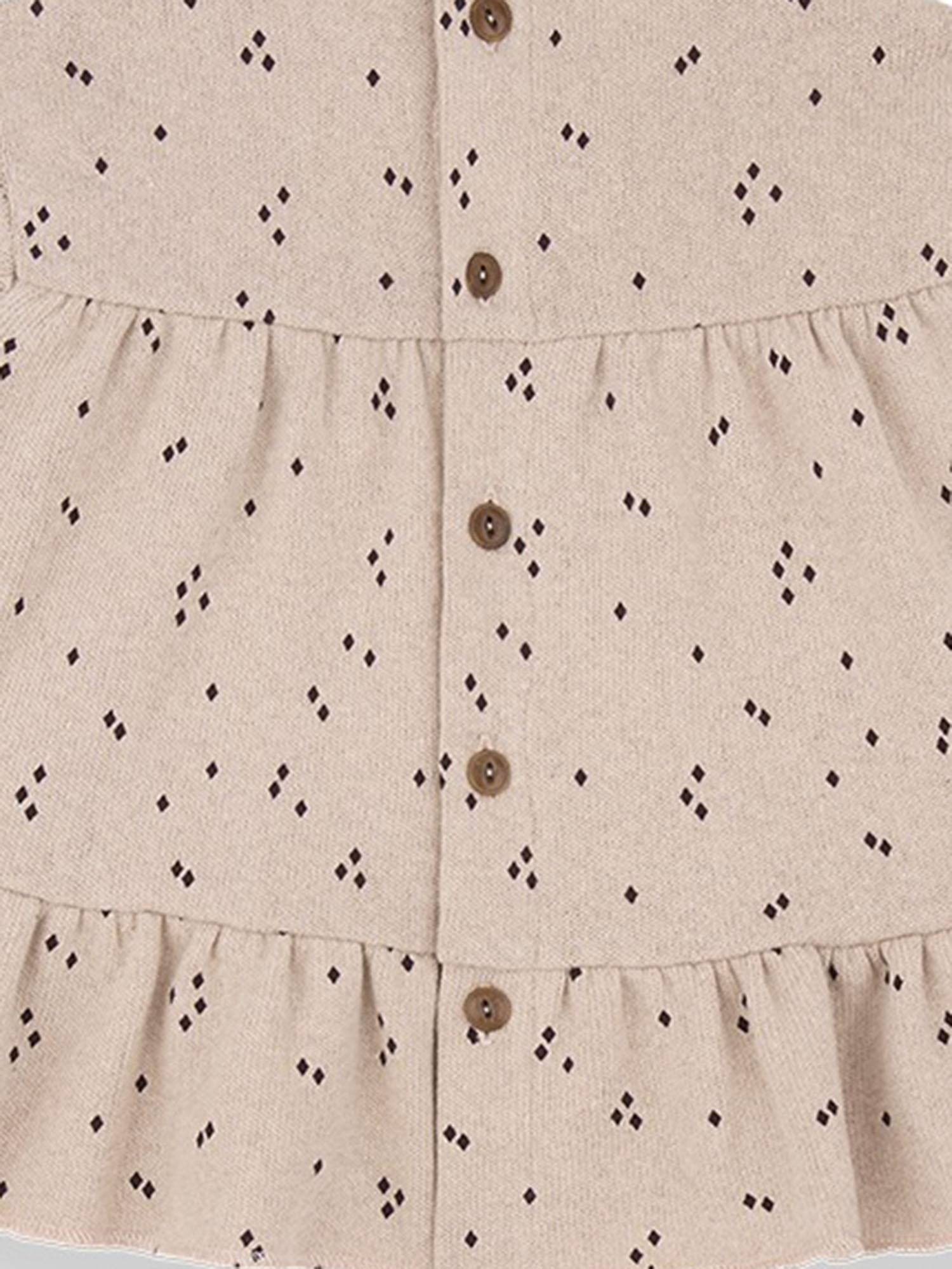 Abito con fantasia puntinata 25W171 NUDE 1+ IN THE FAMILY KIDS 