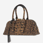 Borsa bowling Escape Horizontal in pelle scamosciata 105334 A32AM35Q PINKO 