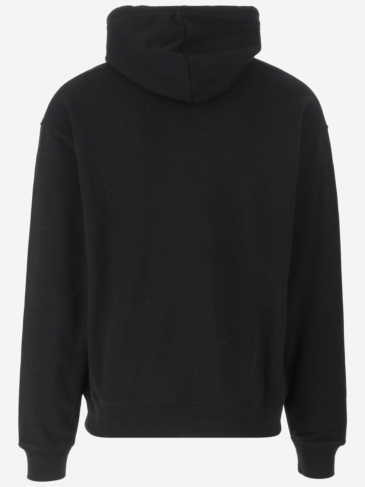 FELPA IN COTONE CON LOGO IC25381 BLACK ICECREAM 