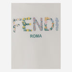 FELPA IN COTONE CON LOGO RICAMATO JFH159 5V0F0TU9 FENDI KIDS 
