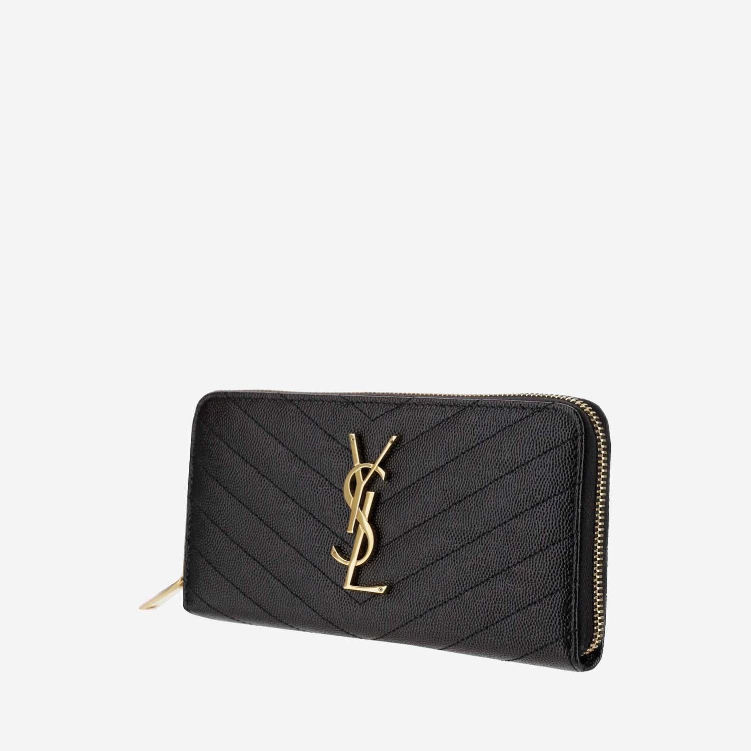 PORTAFOGLIO CASSANDRE LARGE 358094 BOW011000 SAINT LAURENT 