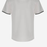 T-SHIRT IN COTONE STRETCH CON LOGO 50521245 100 HUGO BOSS 