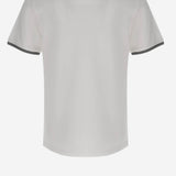 T-SHIRT IN COTONE STRETCH CON LOGO 50521245 100 HUGO BOSS 