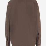 CAMICIA OVERSIZE IN MISTO COTONE STRETCH WSH21 FAC1210080 DARKPARK 