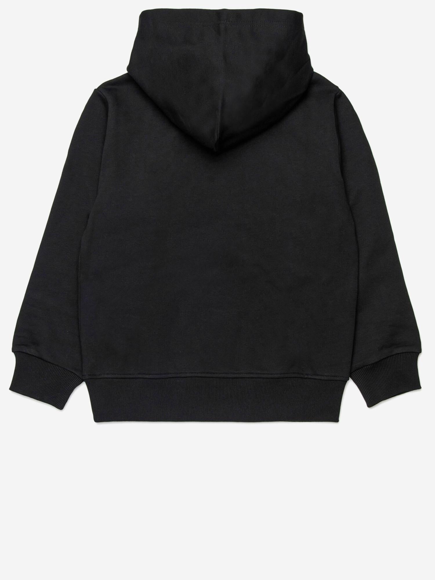 FELPA IN COTONE CON LOGO J02612 0GEADK900 DIESEL KIDS 