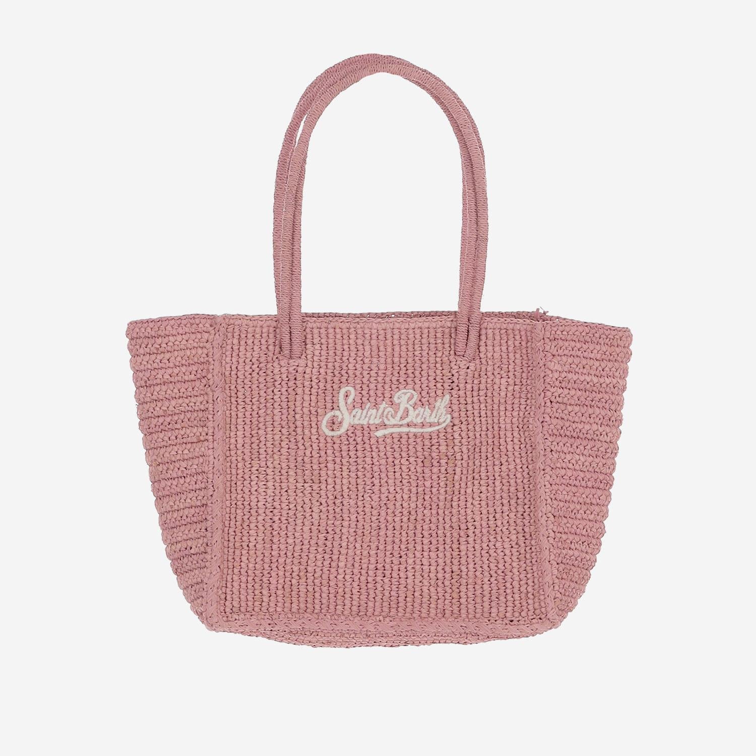 BORSA A MANO IN RAFIA CON LOGO HAND002 00223L MC2 SAINT BARTH 